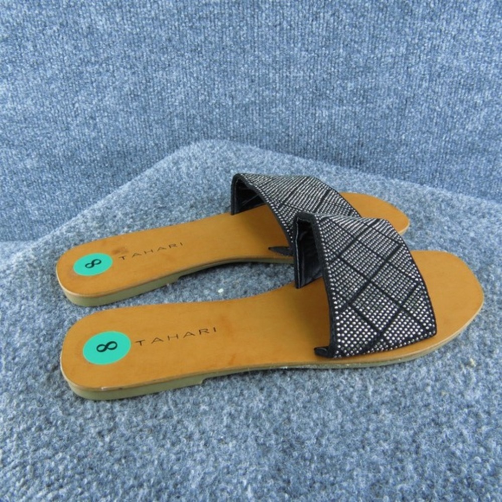 Tahari Women's Kally Slide Black Synthetic Size 8M‎ Gently Used 2025 - Picture 3 of 5